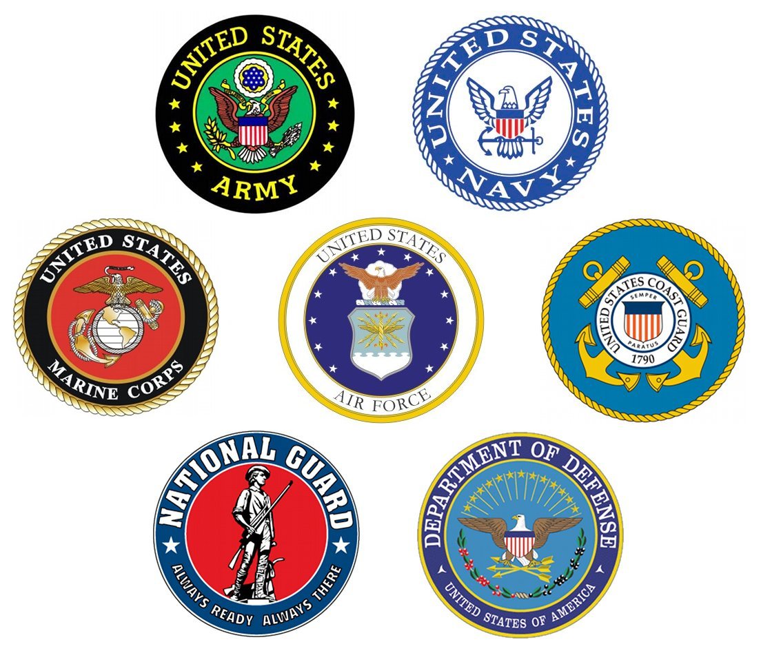 United States Military Logos – Election 2016: No Way Trump