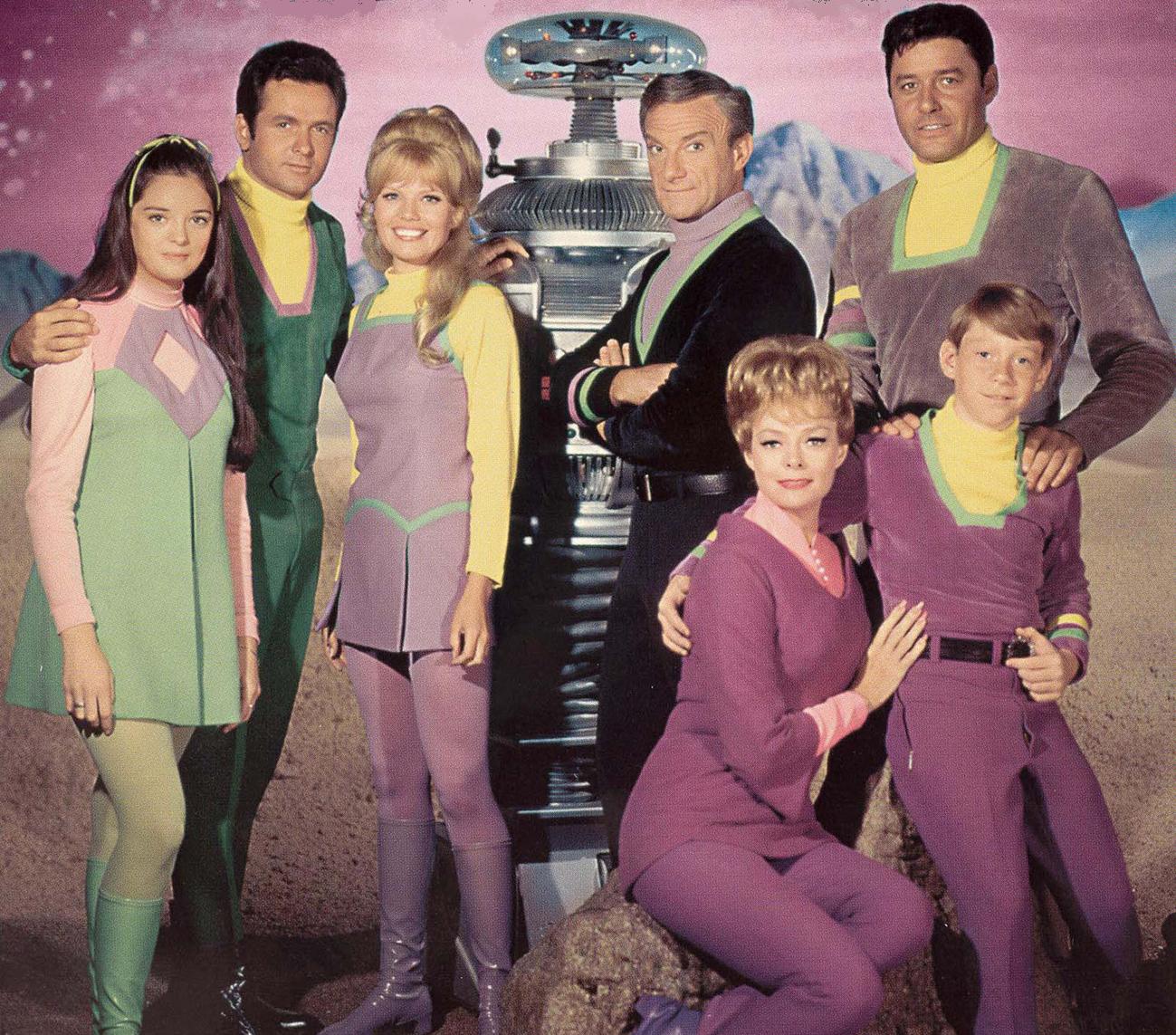 Lost in Space Cast (1965) Robot B-9 Center Stage – Election 2016: No ...